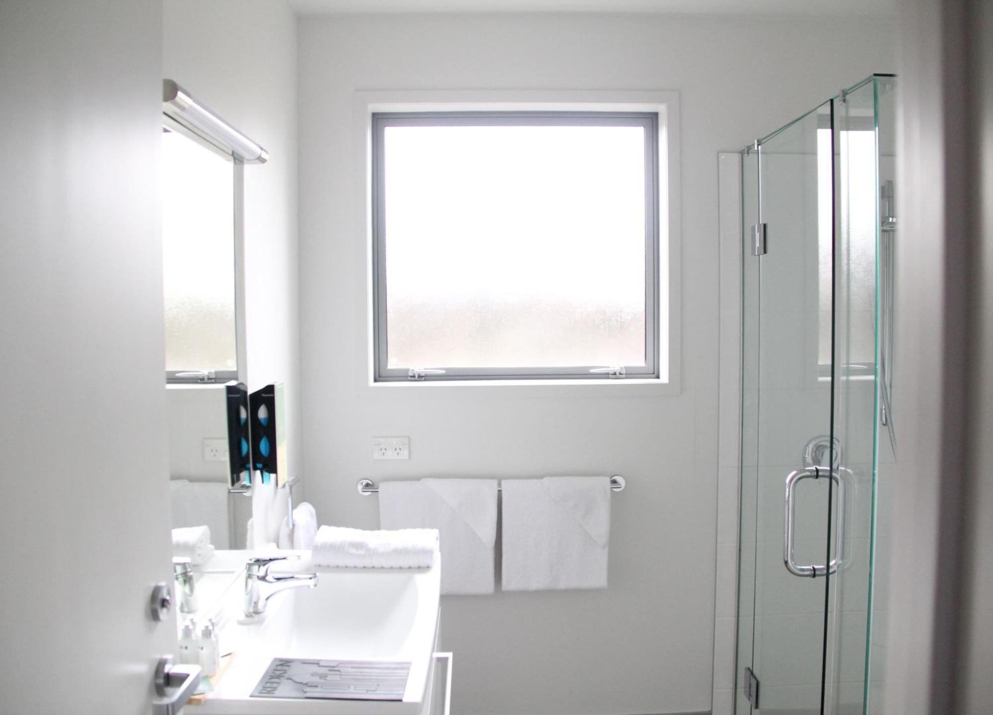 Pukekura Motor Lodge New Plymouth Camera foto Bathroom